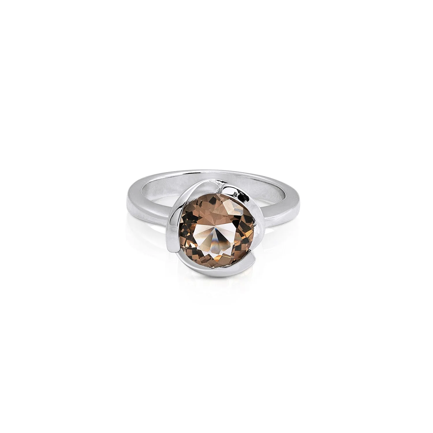 Sterlingsilber Ring mit Steinquarz SR-152-1