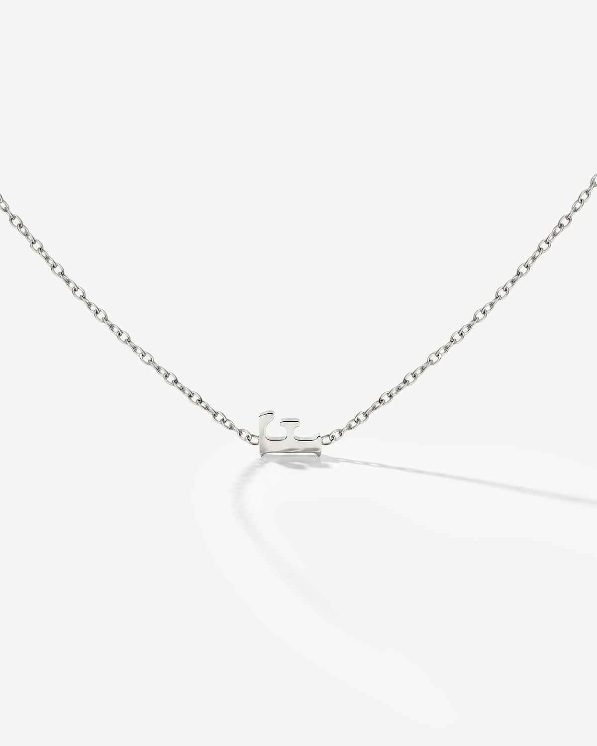 LUAMAYA Tiny Letter Necklace