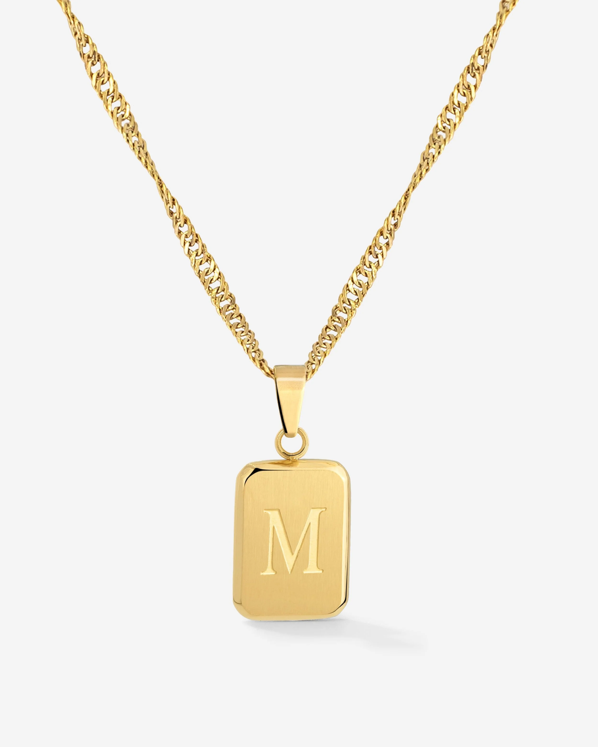 LUAMAYA Letter Necklace
