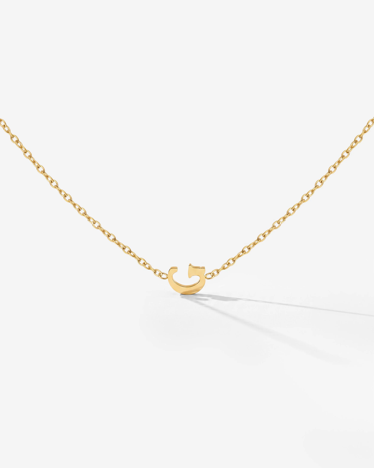 LUAMAYA Tiny Letter Necklace ABC
