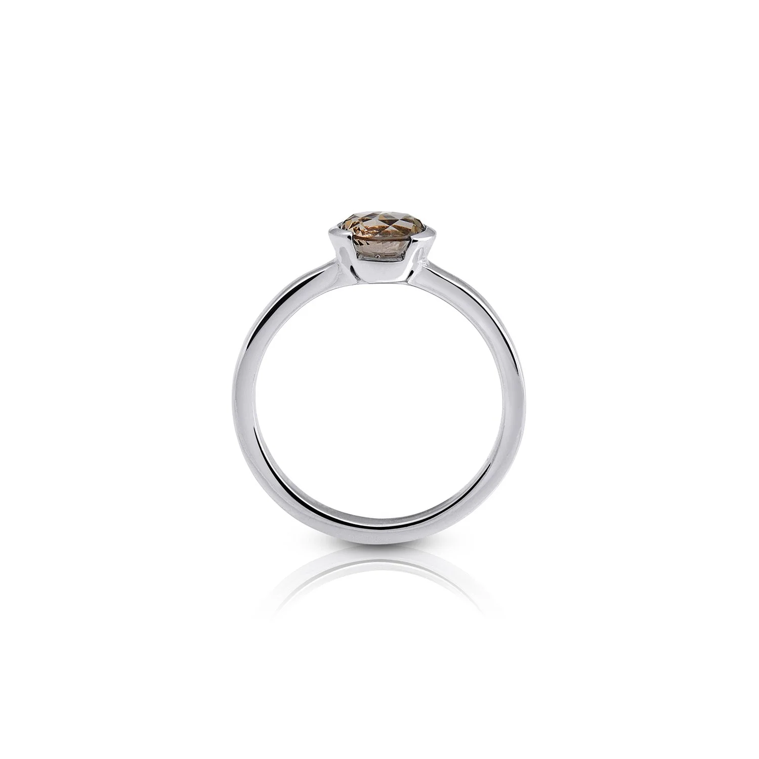 Sterlingsilber Ring mit Steinquarz SR-143-1