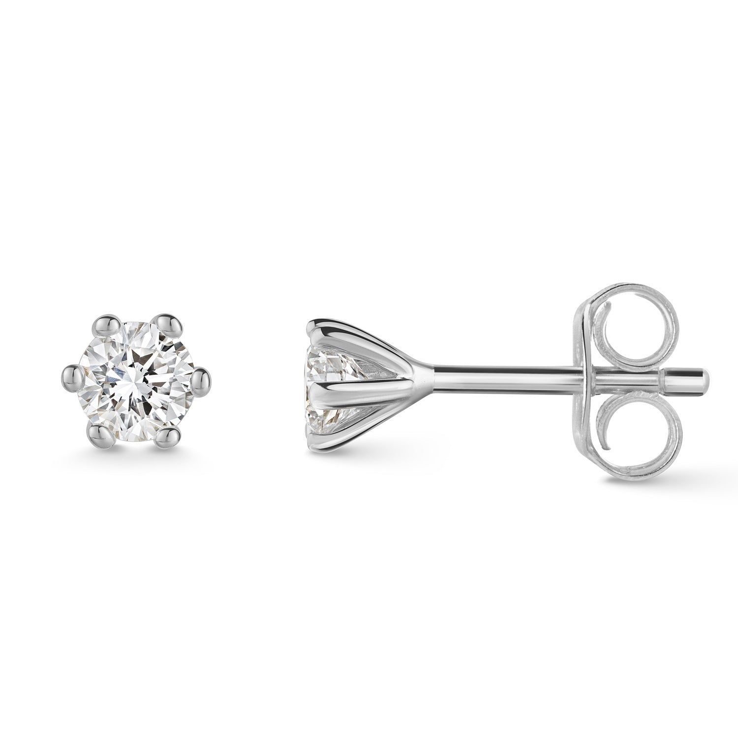 Lovebird Ohrstecker mit Lab Grown Brillant 0,30 ct. Weißgold 585 LB699