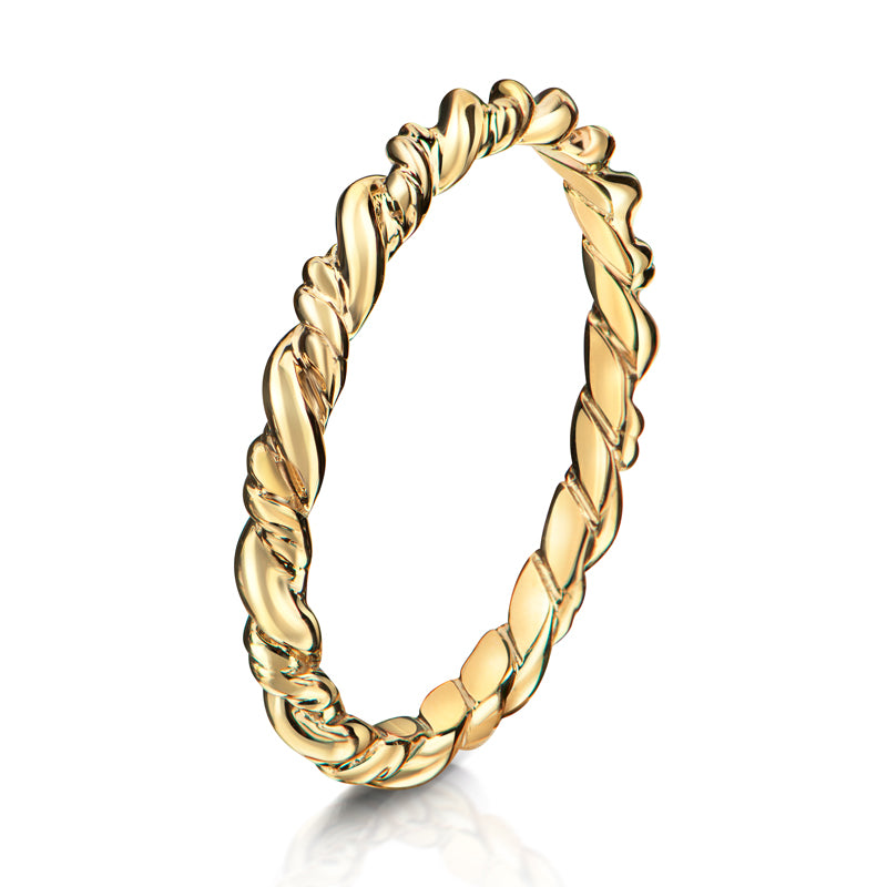 Lovebird Damenring twisted Gelbgold 333 LB301