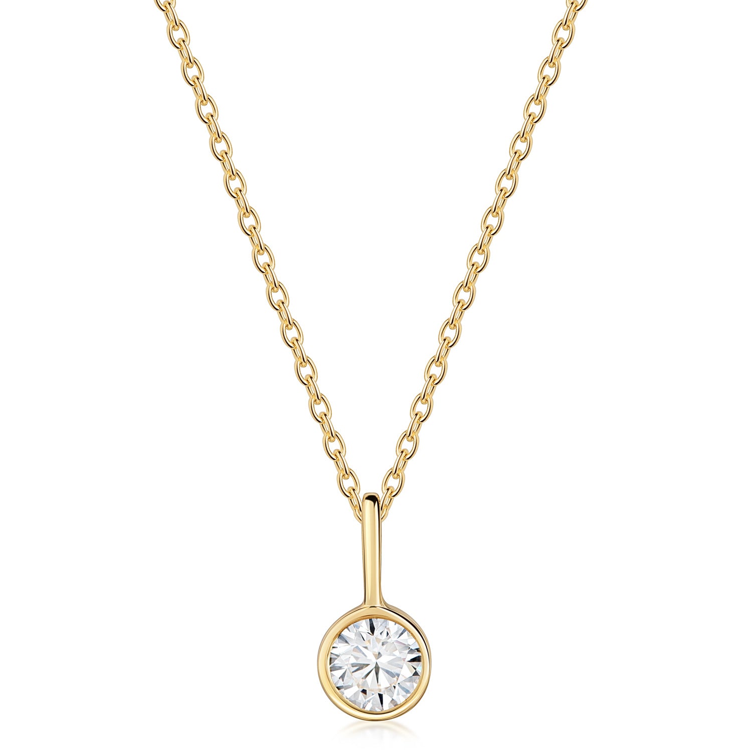 Lovebird Anhänger mit Lab Grown Brillant 0,20 ct. Gelbgold 585 LB680