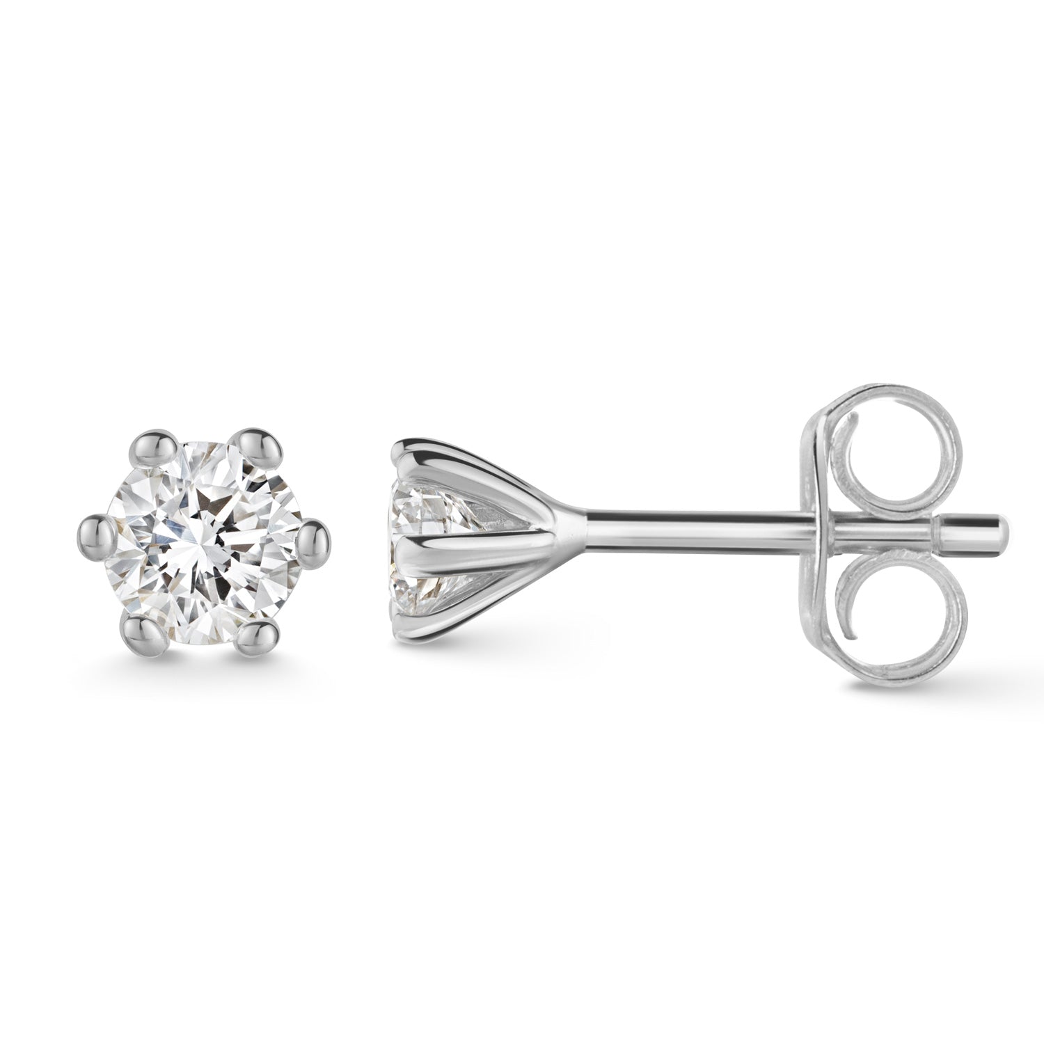 Lovebird Ohrstecker mit Lab Grown Brillant 0,50 ct. Weißgold 585 LB701