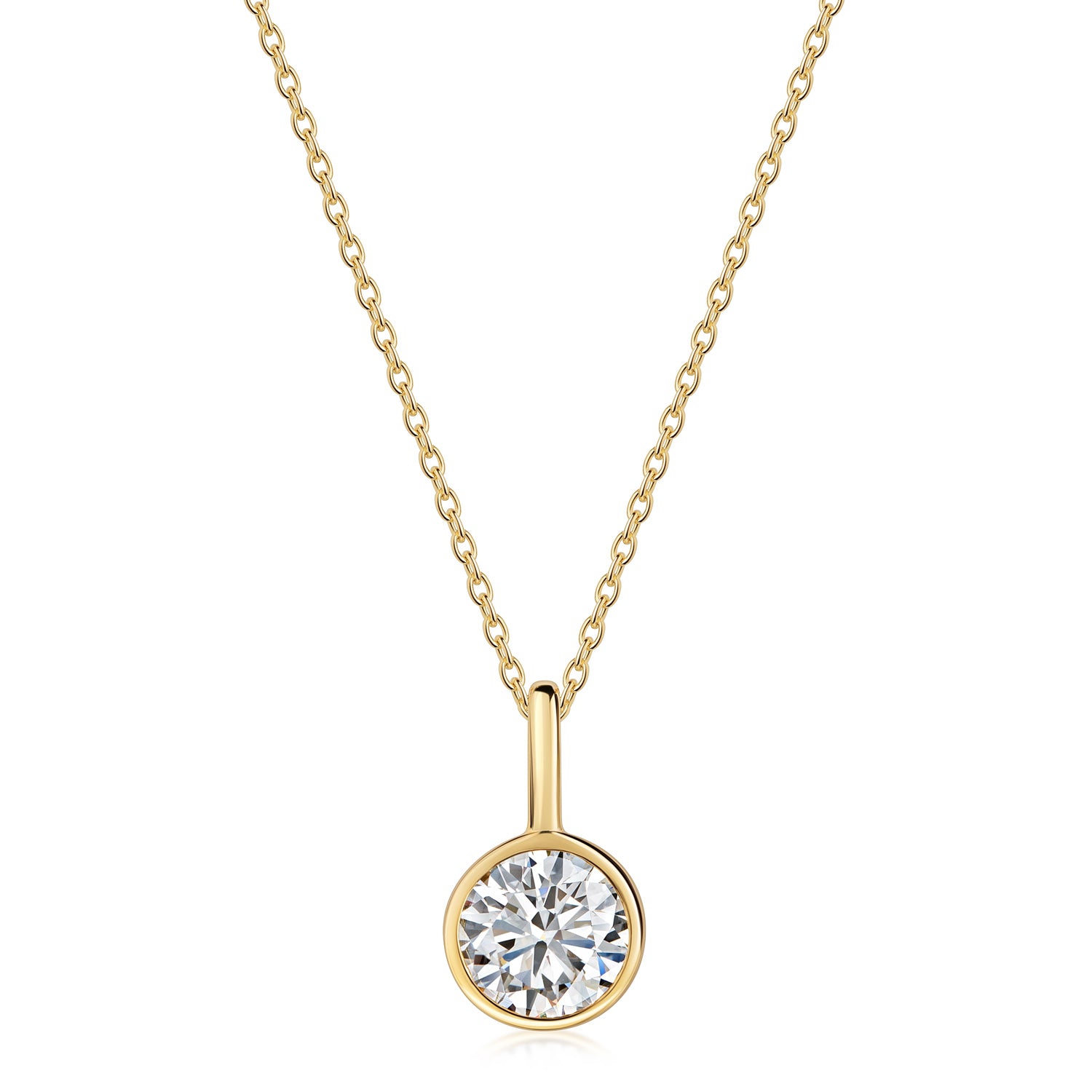 Lovebird Anhänger mit Lab Grown Brillant 1,00 ct. Gelbgold 585 LB684