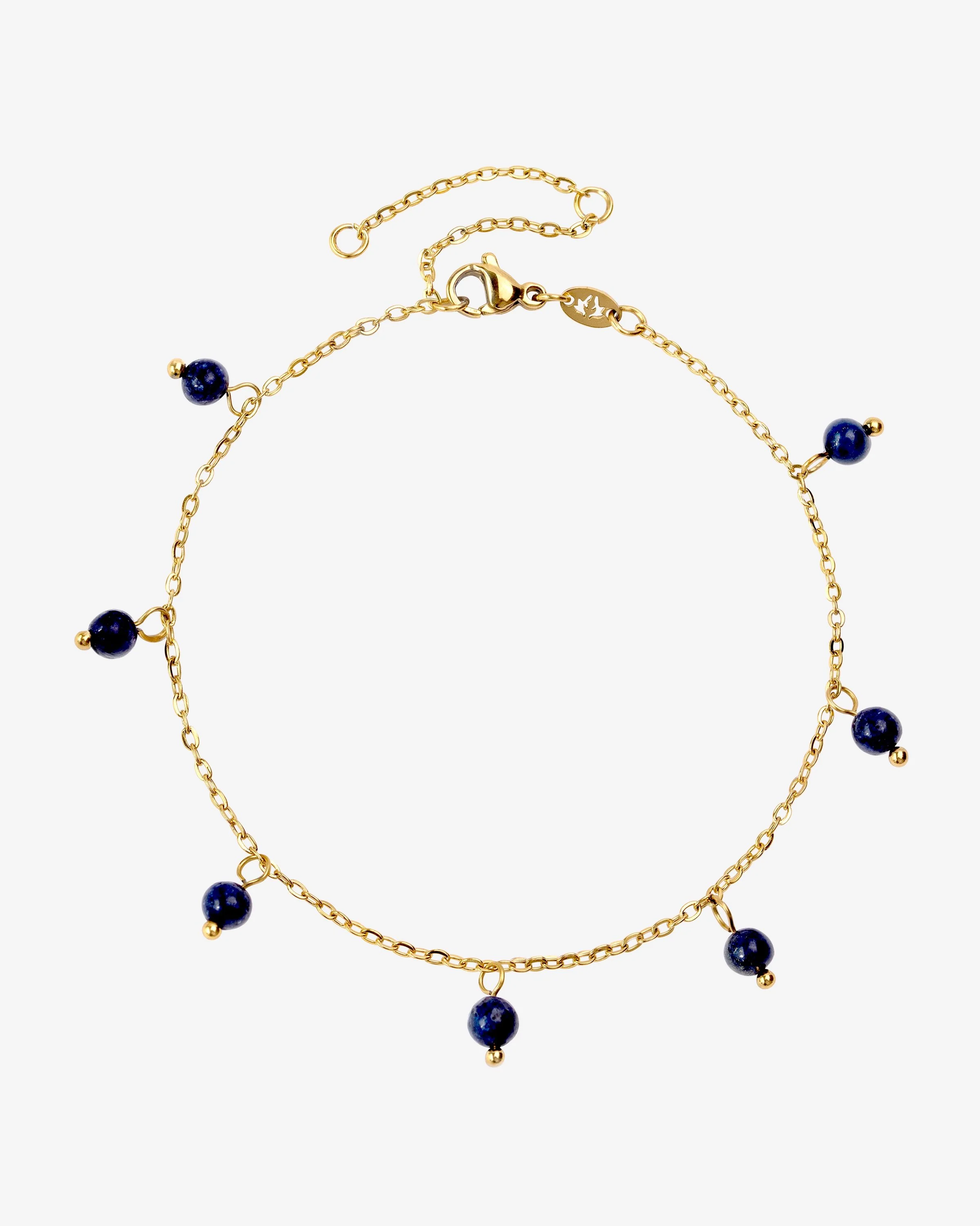 LUAMAYA Blue Bay Anklet Gold Fusskette