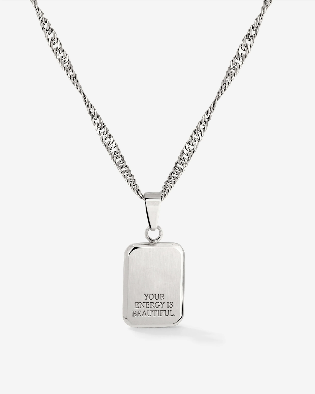 LUAMAYA Your energy is beautiful Necklace Silber