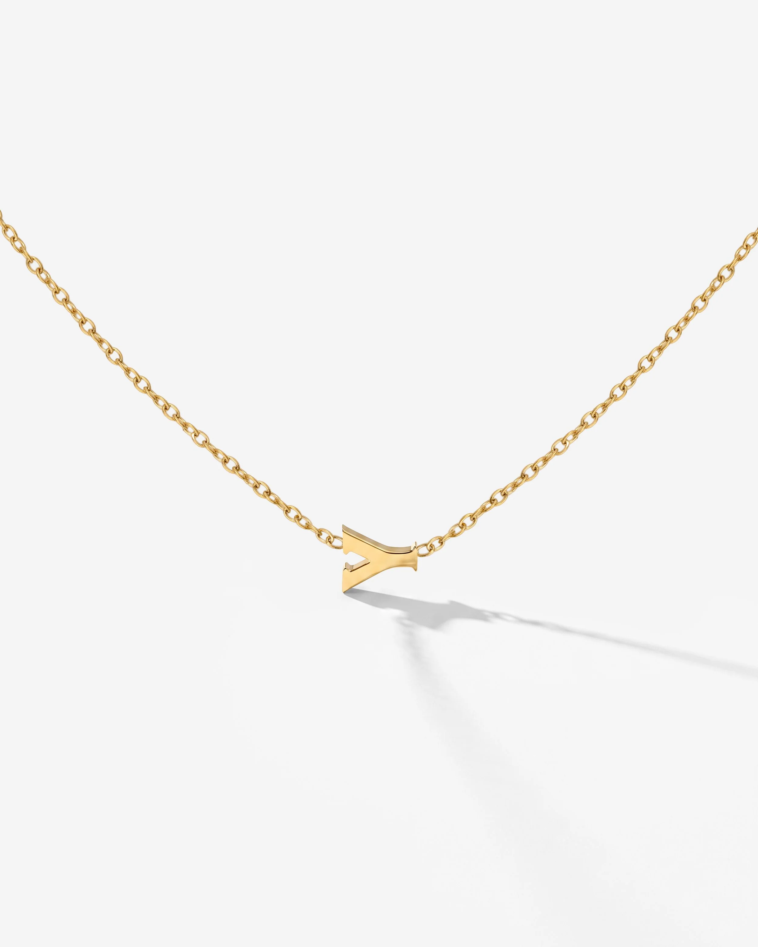 LUAMAYA Tiny Letter Necklace ABC