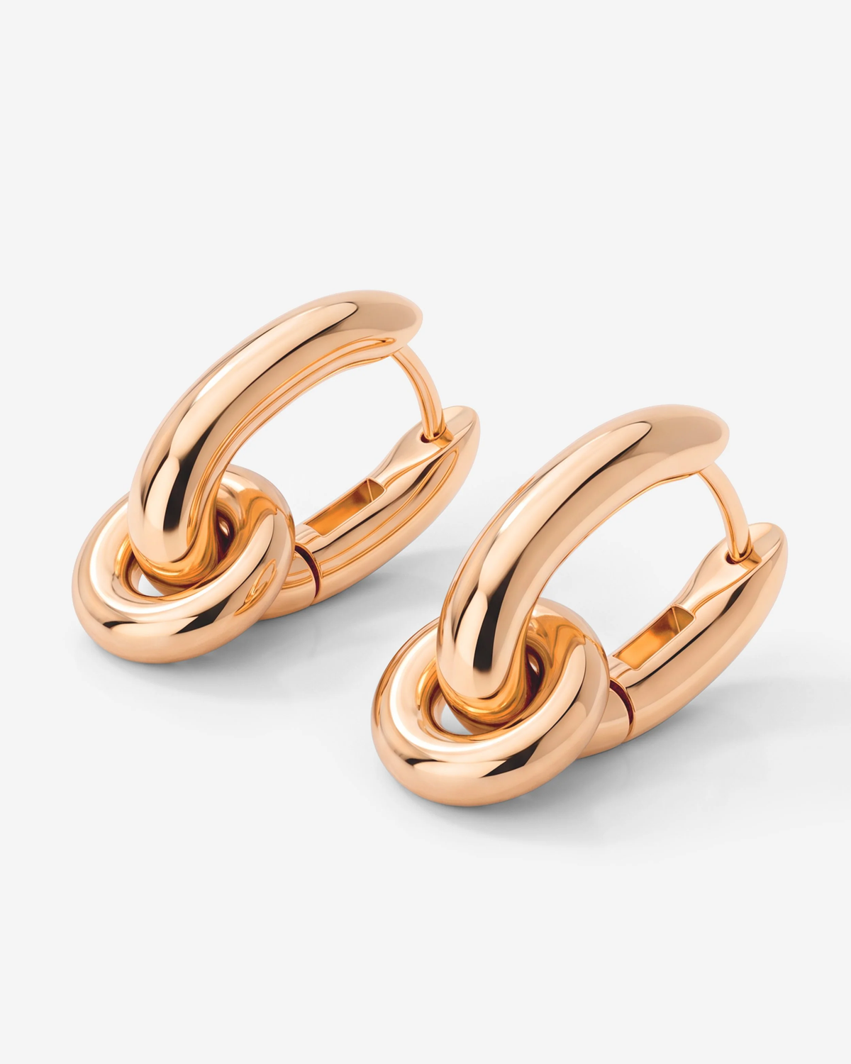 LUAMAYA Chunky Full Circle Oval Hoop Set Baby
