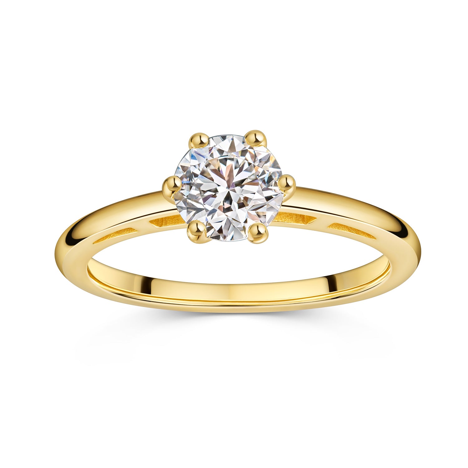 Lovebird Damenring mit Lab Grown Brillant 1,00 ct. Gelbgold 585 LB716