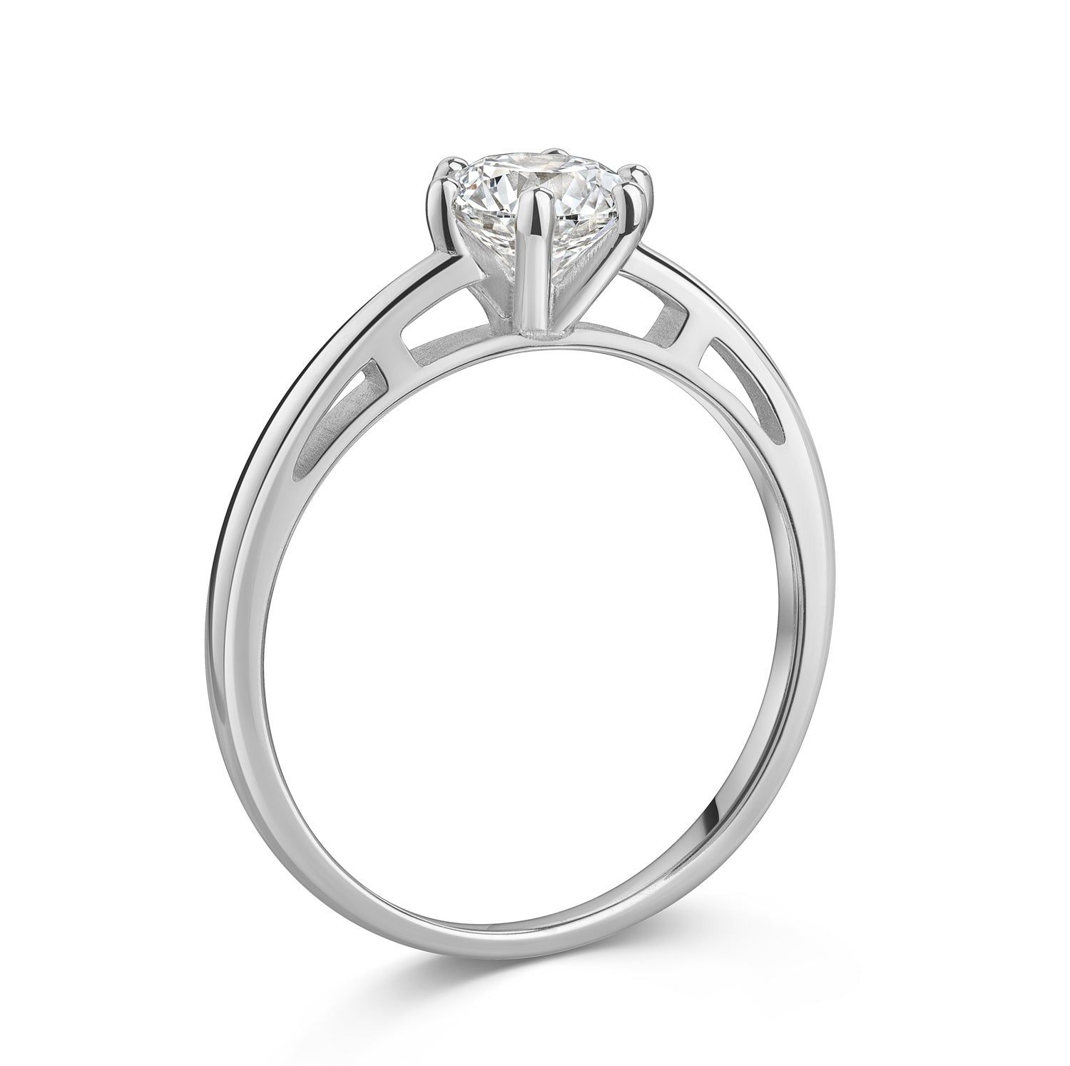 Lovebird Damenring mit Lab Grown Brillant 1,00 ct. Weißgold 585 LB717