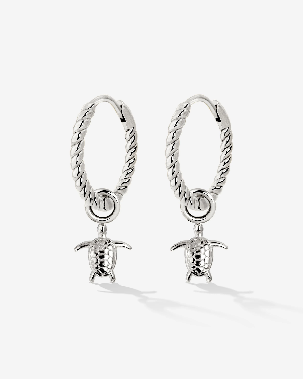 LUAMAYA Sea Turtle Twisted Hoop Set Small