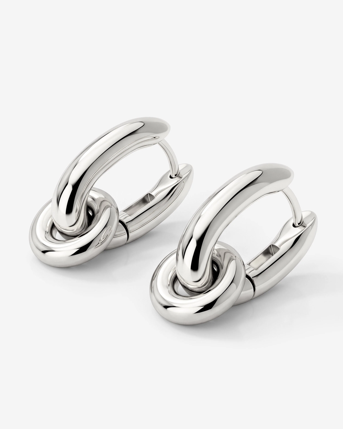 LUAMAYA Chunky Full Circle Oval Hoop Set Baby