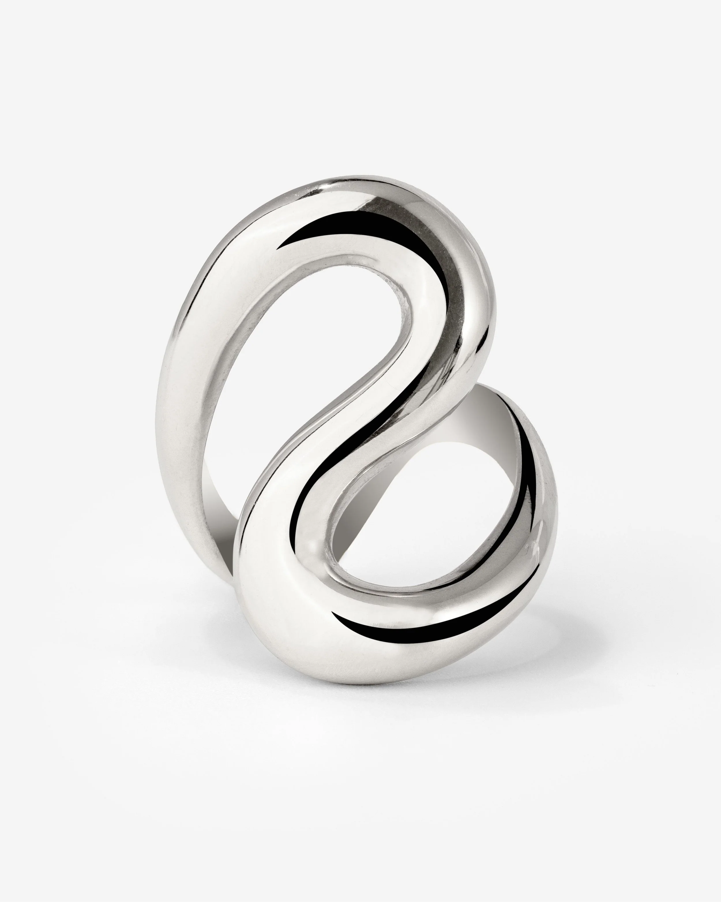 LUAMAYA Coiled Ring Silber