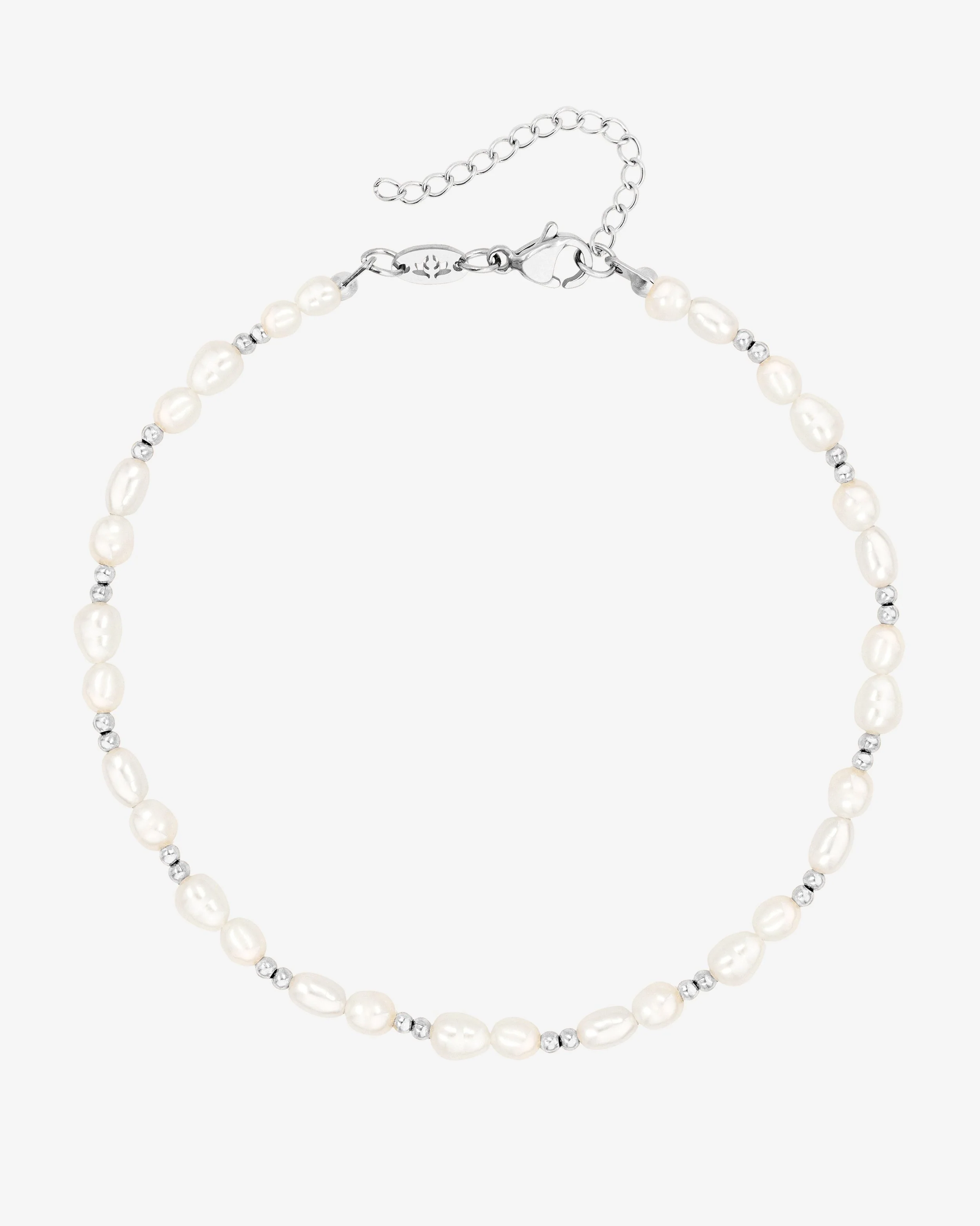 LUAMAYA Summertime Pearl Anklet Silber Fusskette
