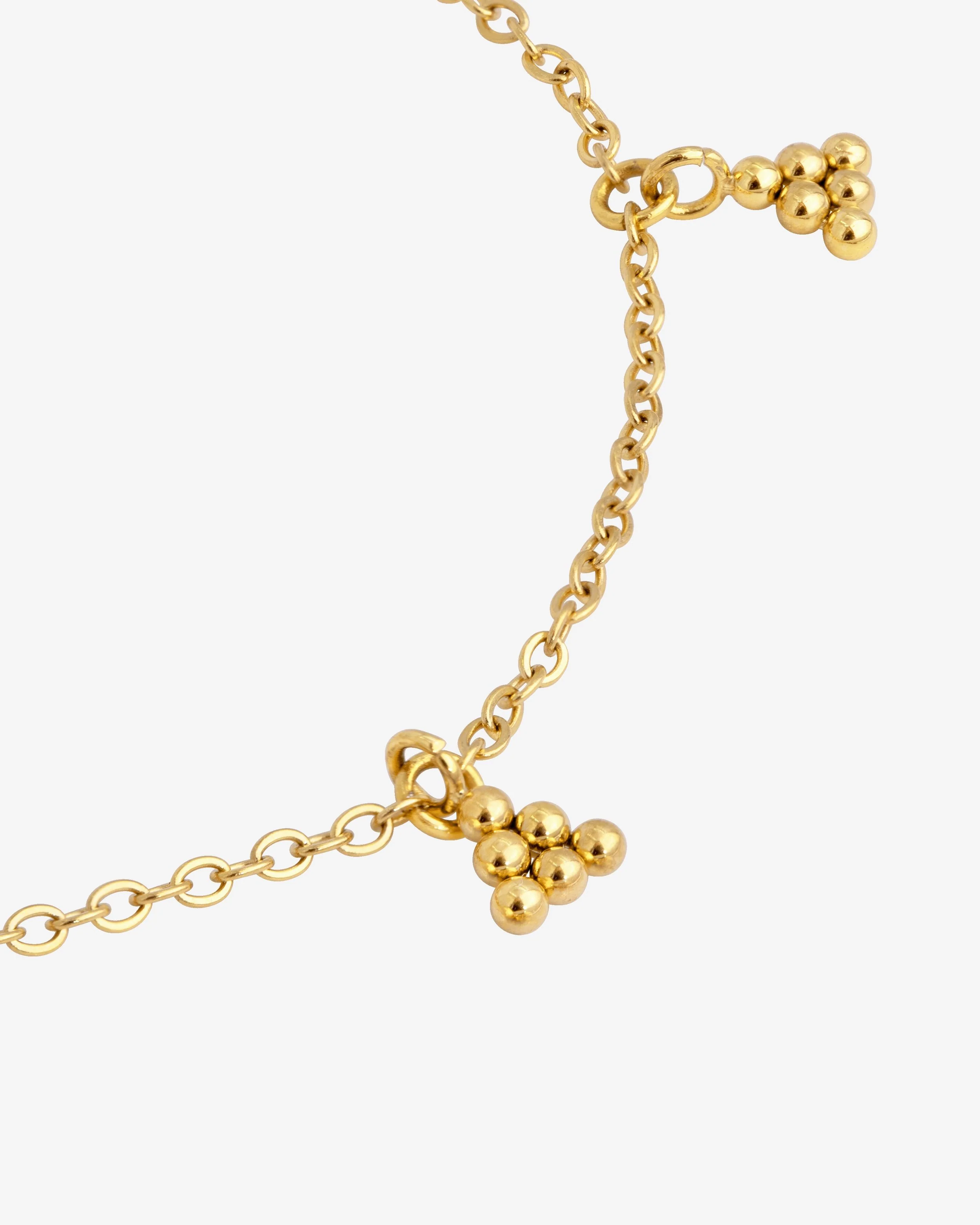 LUAMAYA Tiny Beads Anklet Gold Fusskette