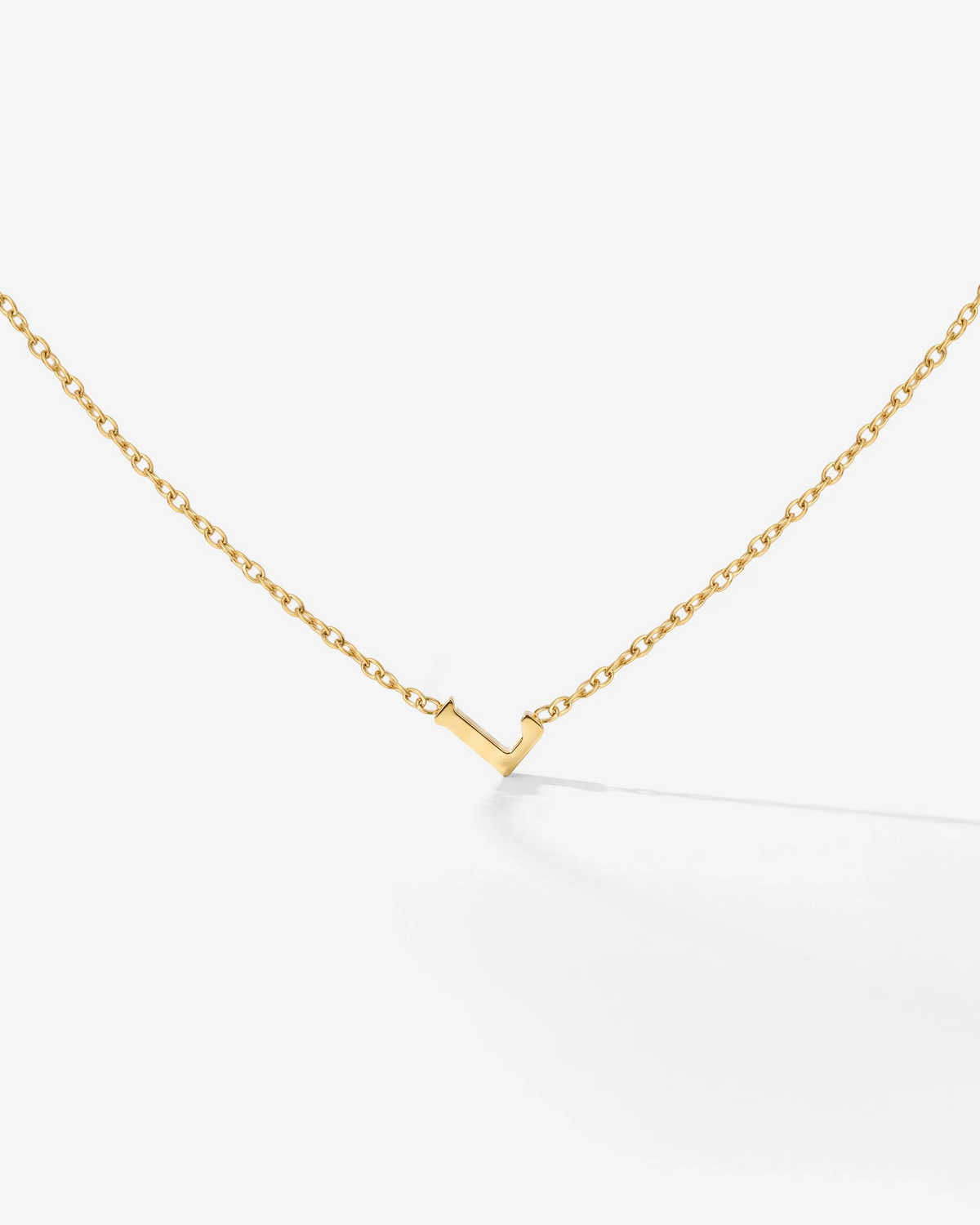 LUAMAYA Tiny Letter Necklace ABC