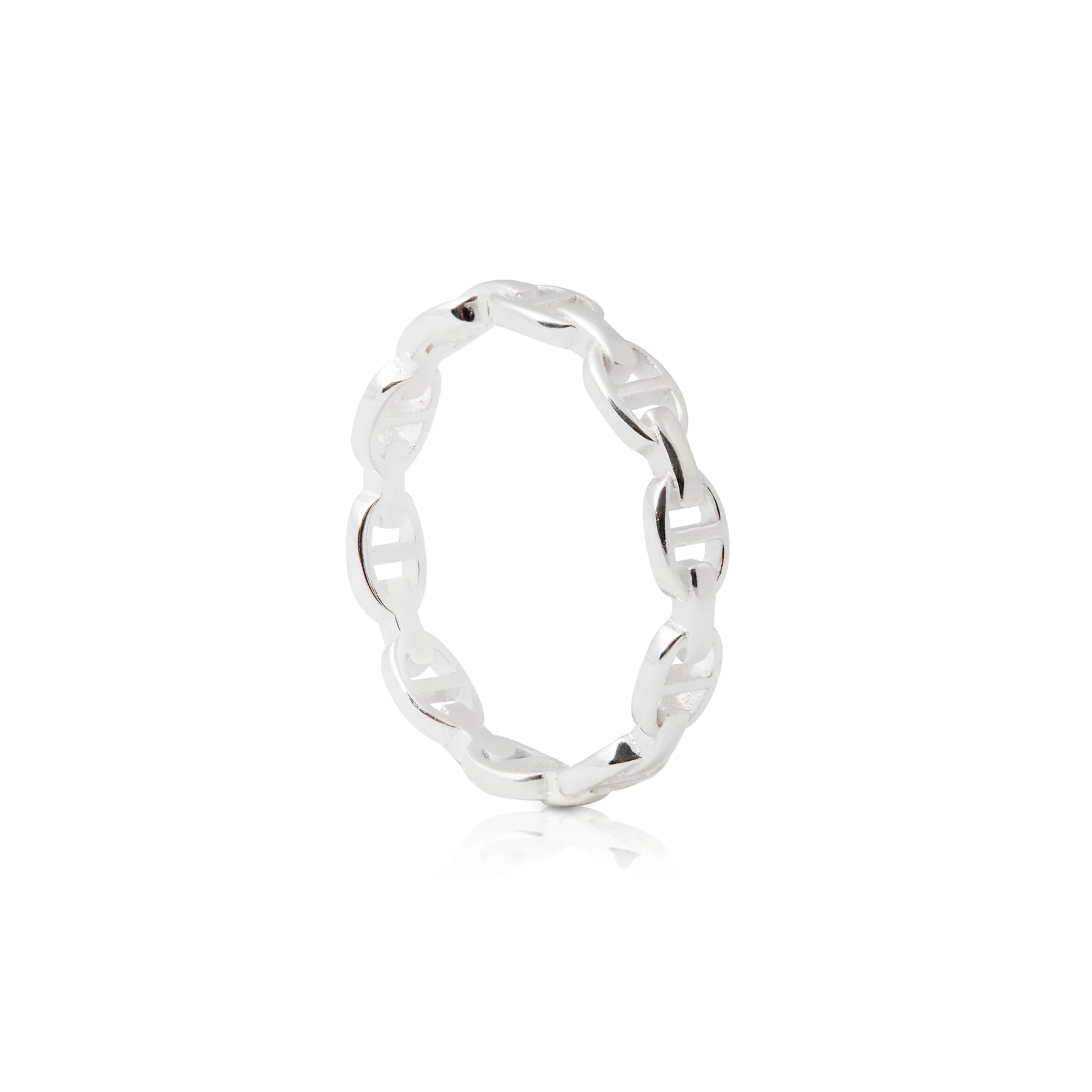 Ring aus Sterlingsilber mit Marineglieder RI-10014P