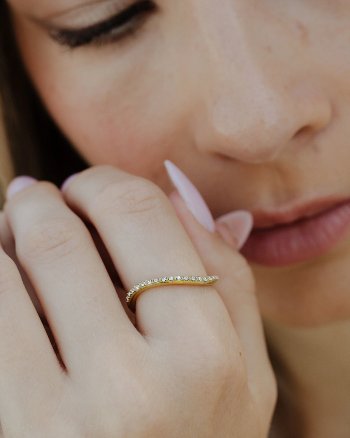 LUAMAYA Sparkling Radiance Ring