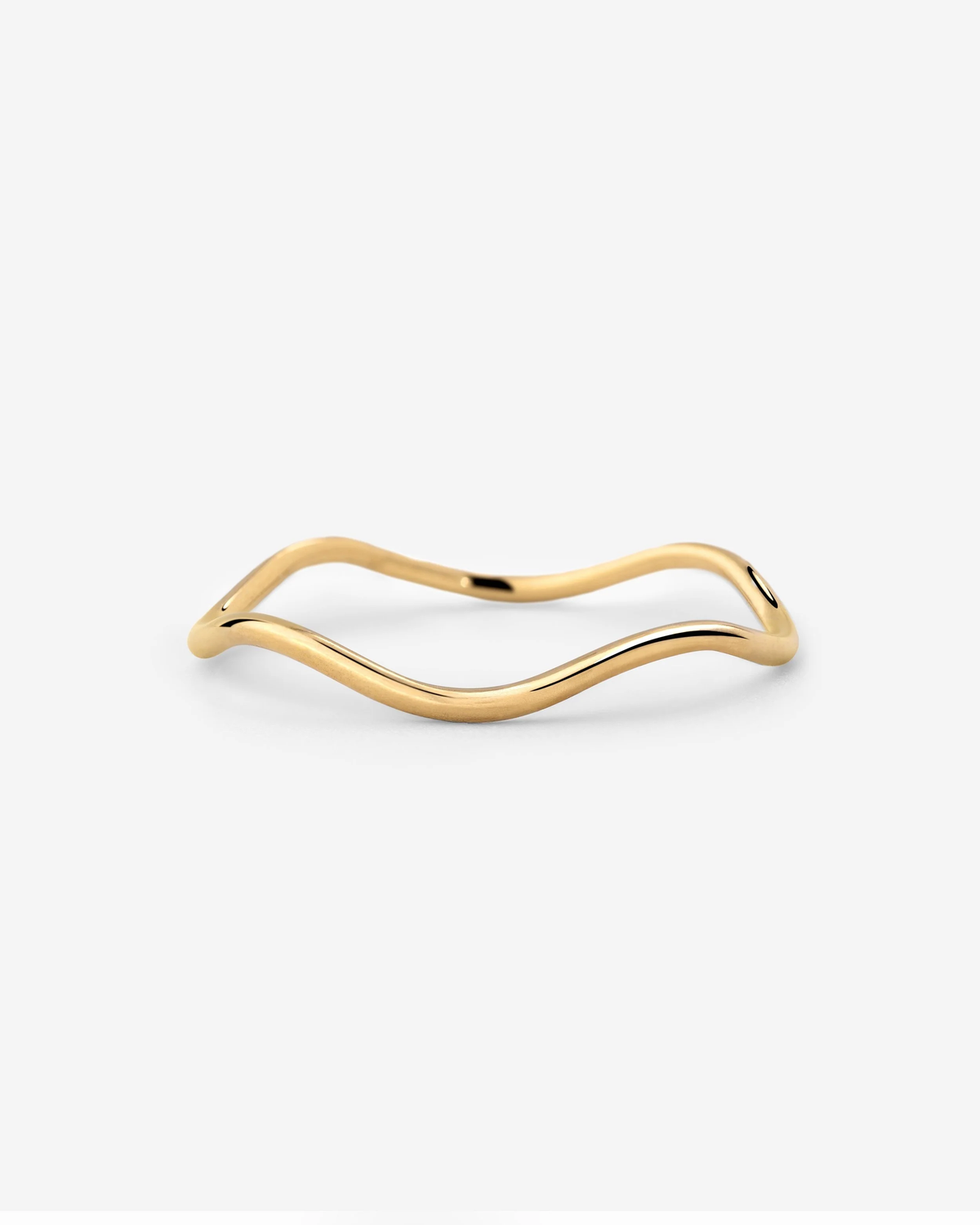 LUAMAYA Slim Wave Ring Gold