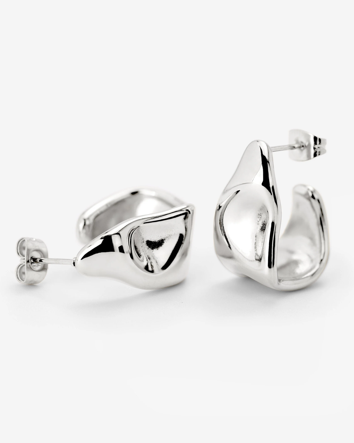 LUAMAYA Liquid Shape Studs