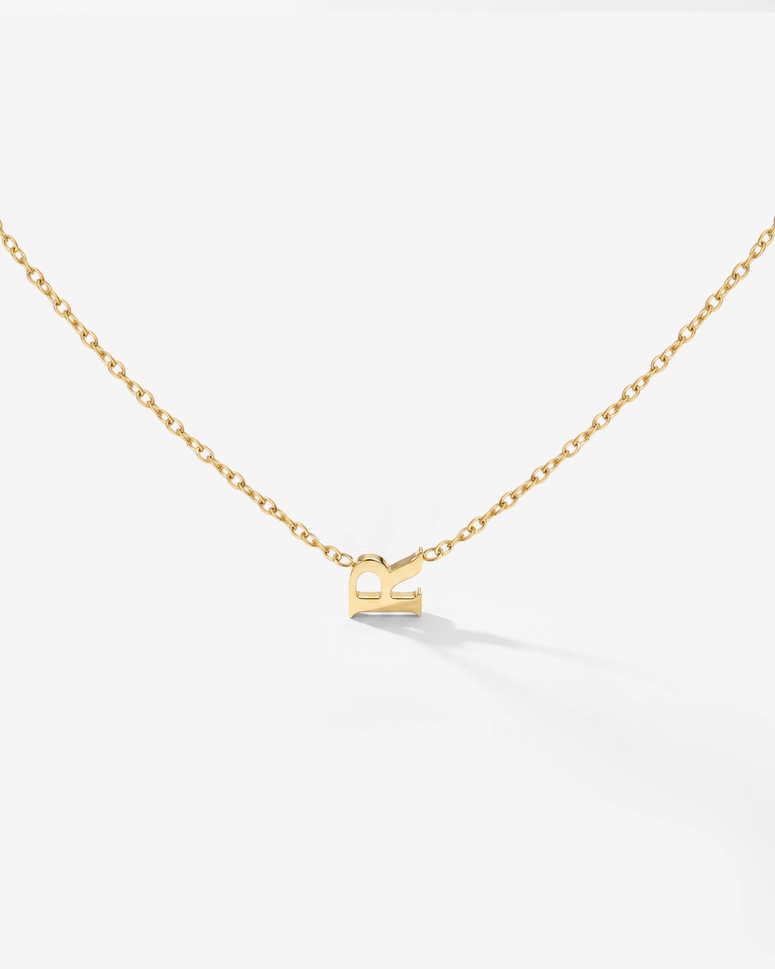 LUAMAYA Tiny Letter Necklace ABC