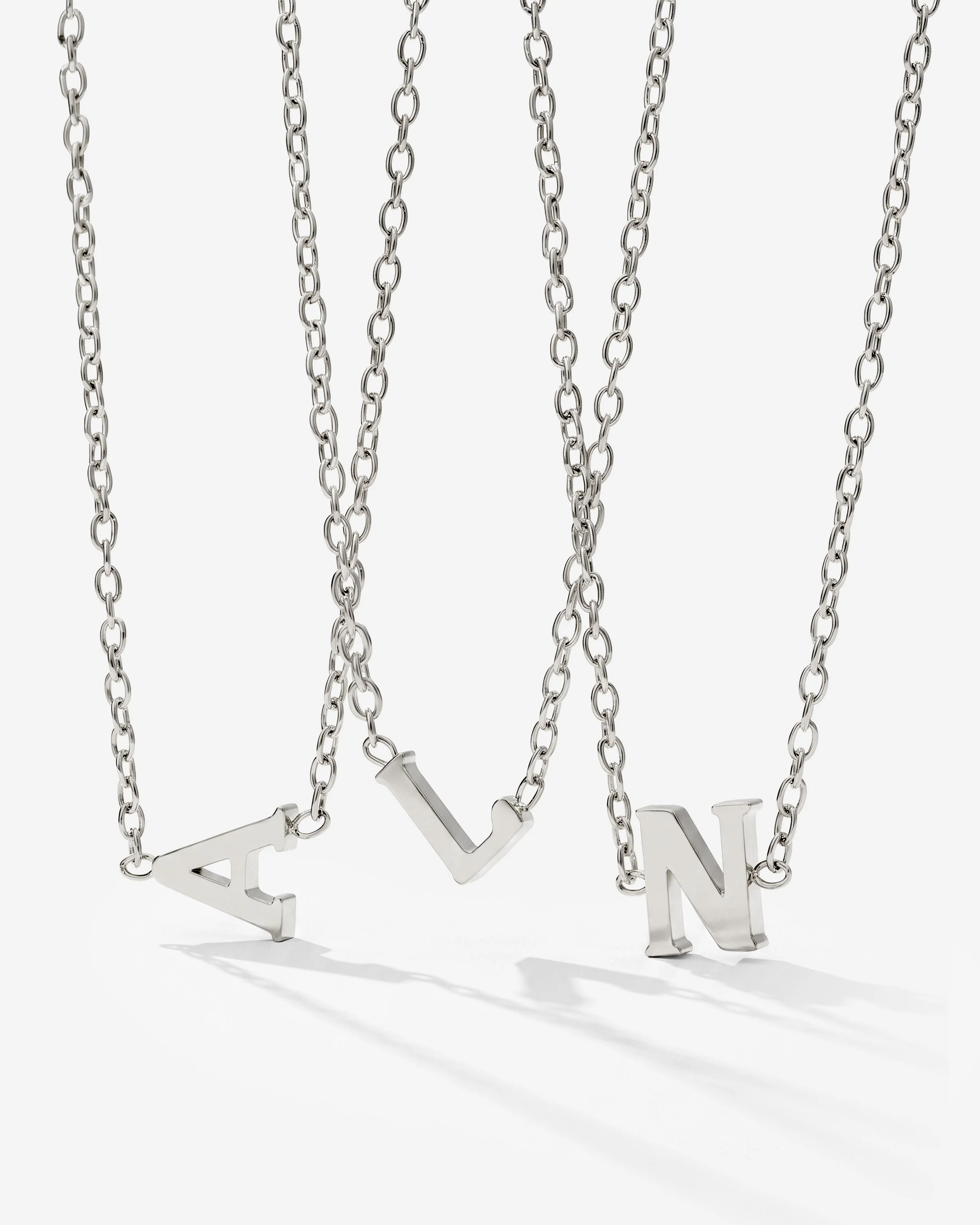 LUAMAYA Tiny Letter Necklace ABC