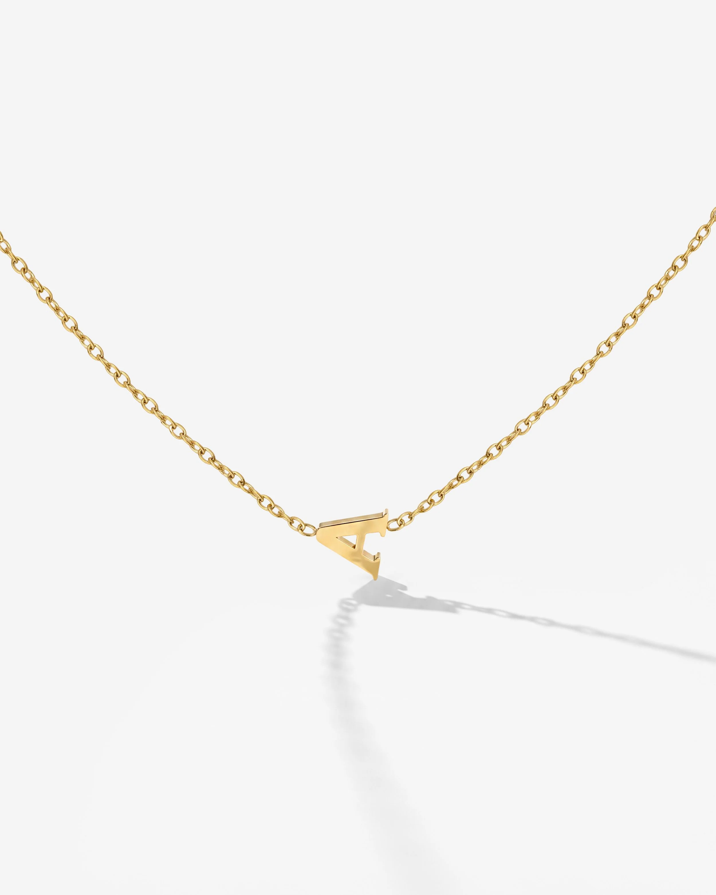 LUAMAYA Tiny Letter Necklace ABC