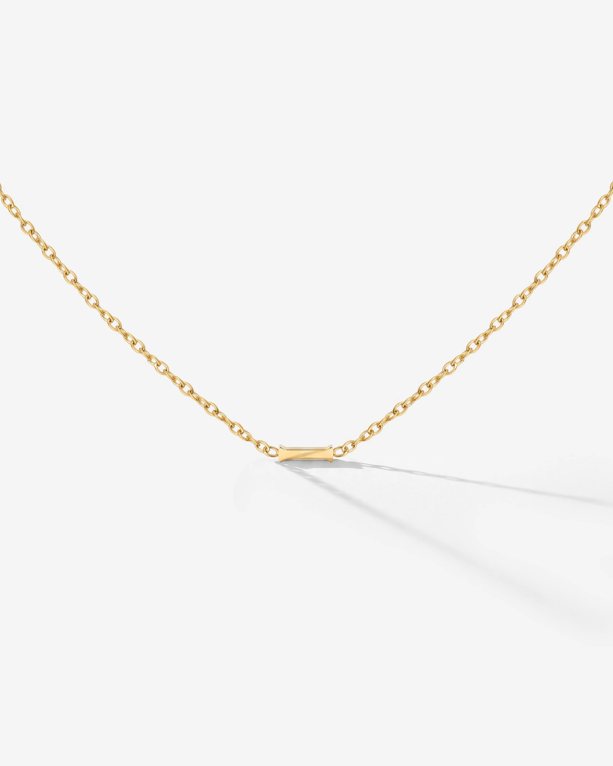 LUAMAYA Tiny Letter Necklace ABC