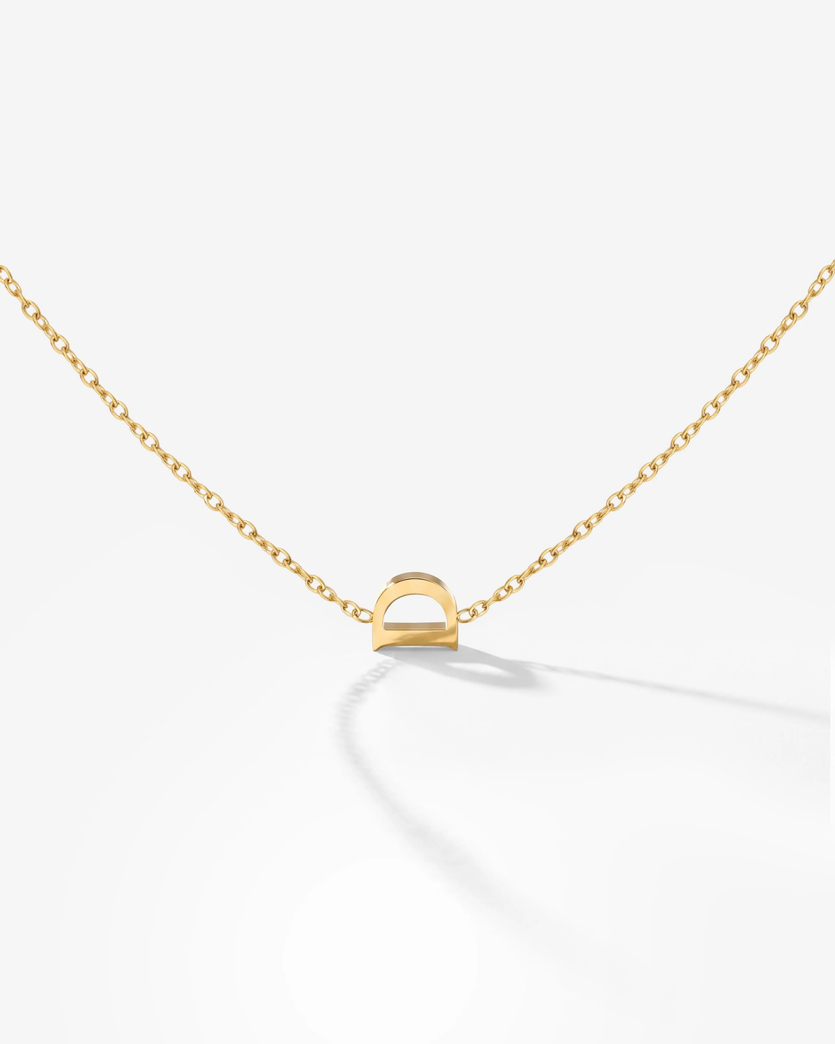 LUAMAYA Tiny Letter Necklace ABC