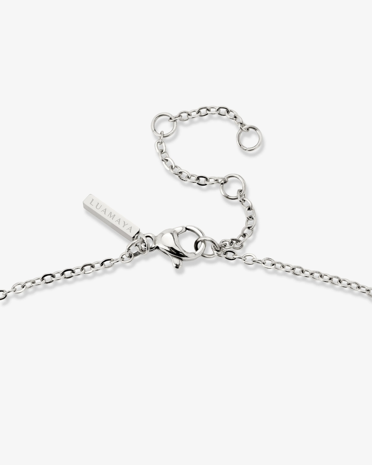 LUAMAYA Tiny Letter Necklace ABC