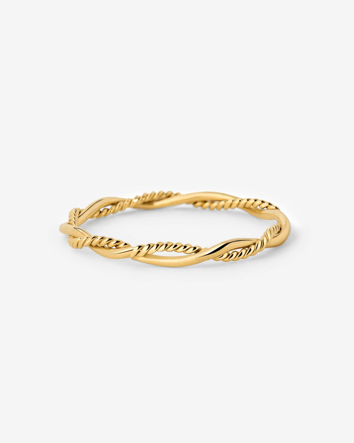 LUAMAYA Curly Twist Ring Gold