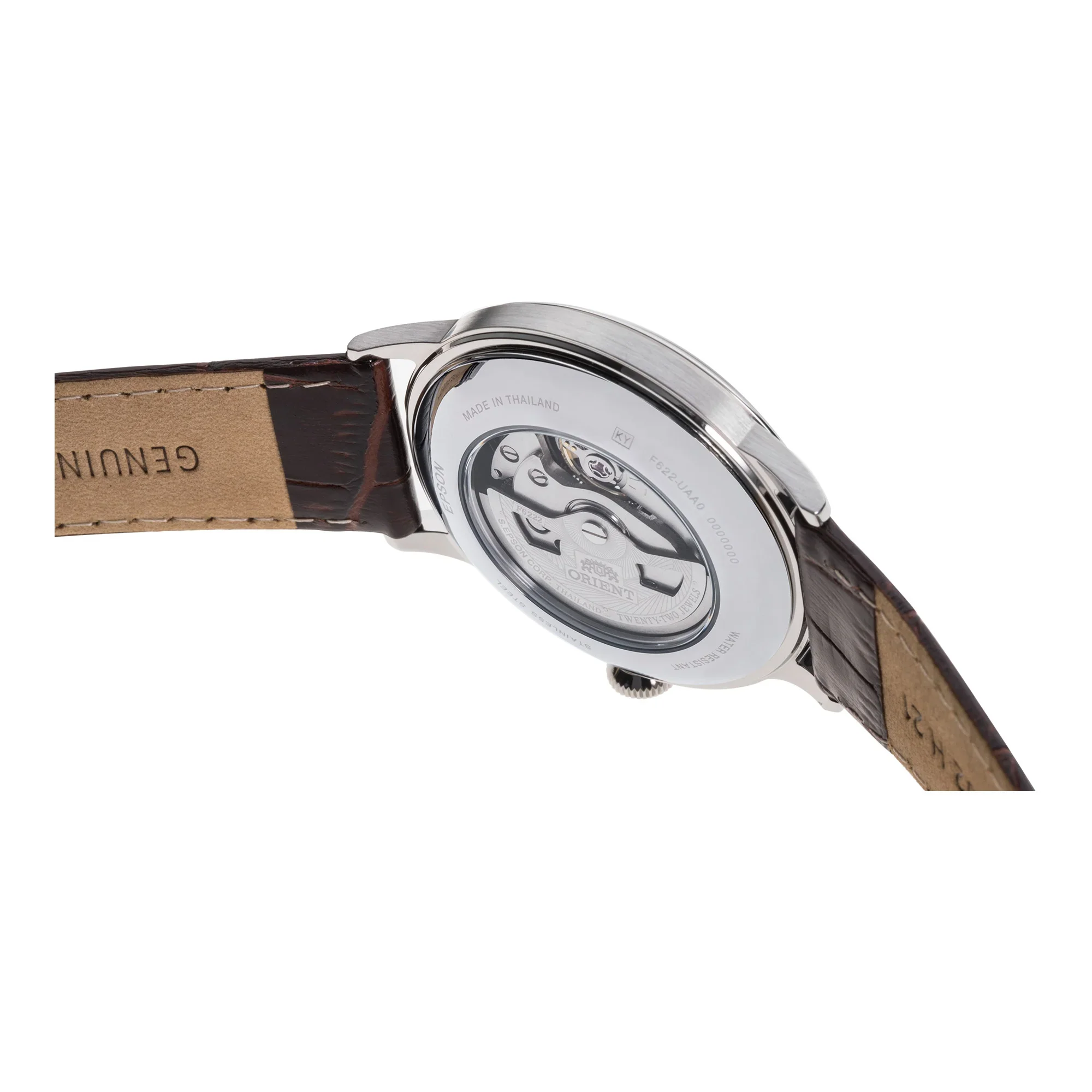 Orient Bambino Small Seconds Braun Grau RA-AP0002S
