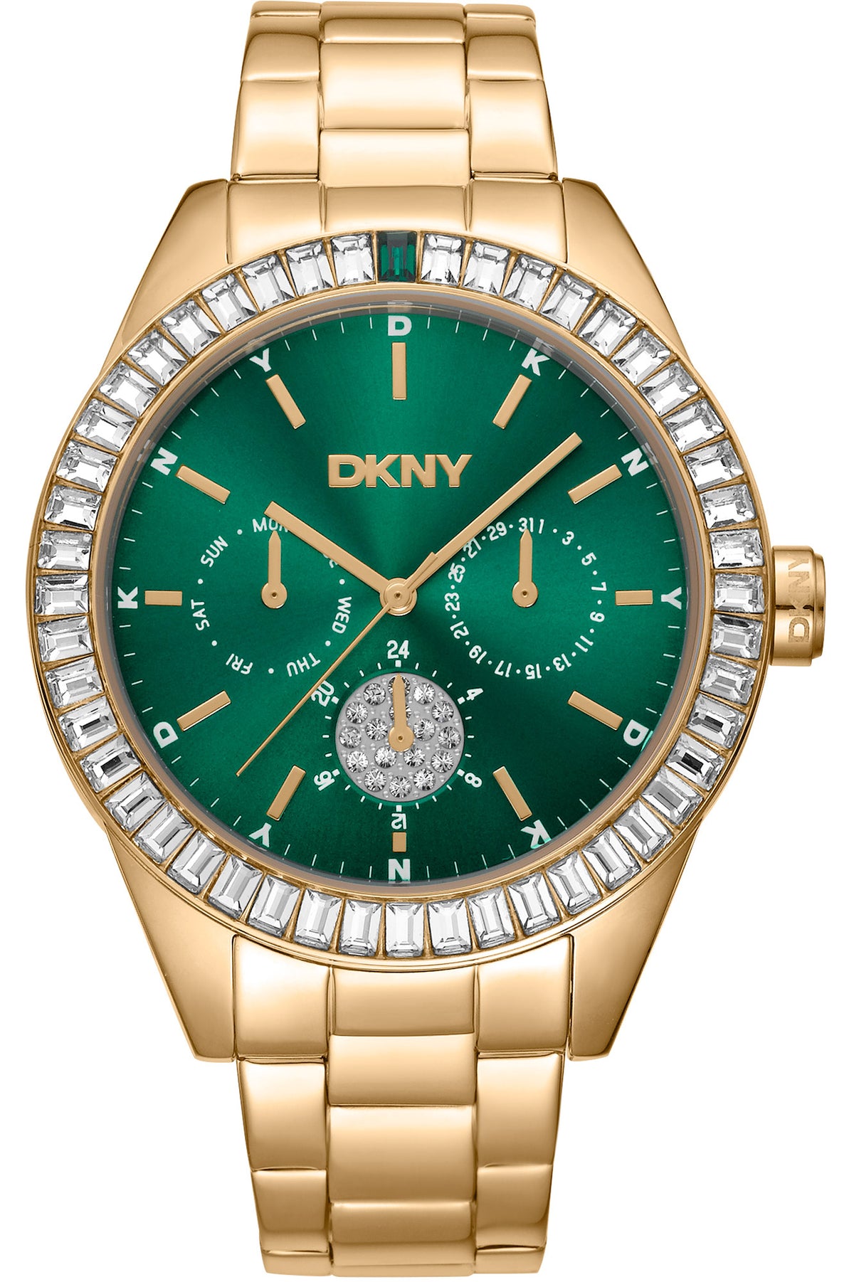 DKNY LAD SS GREEN DK1L027M0055