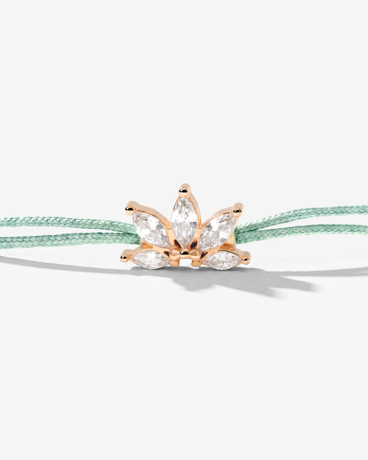 LUAMAYA Satin Lotus Bracelet