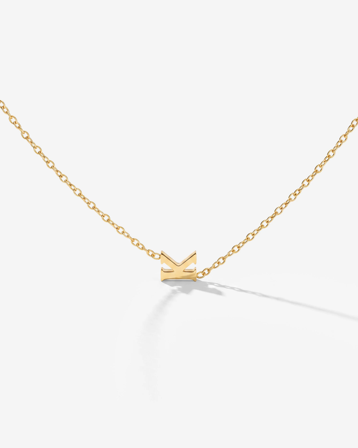 LUAMAYA Tiny Letter Necklace ABC