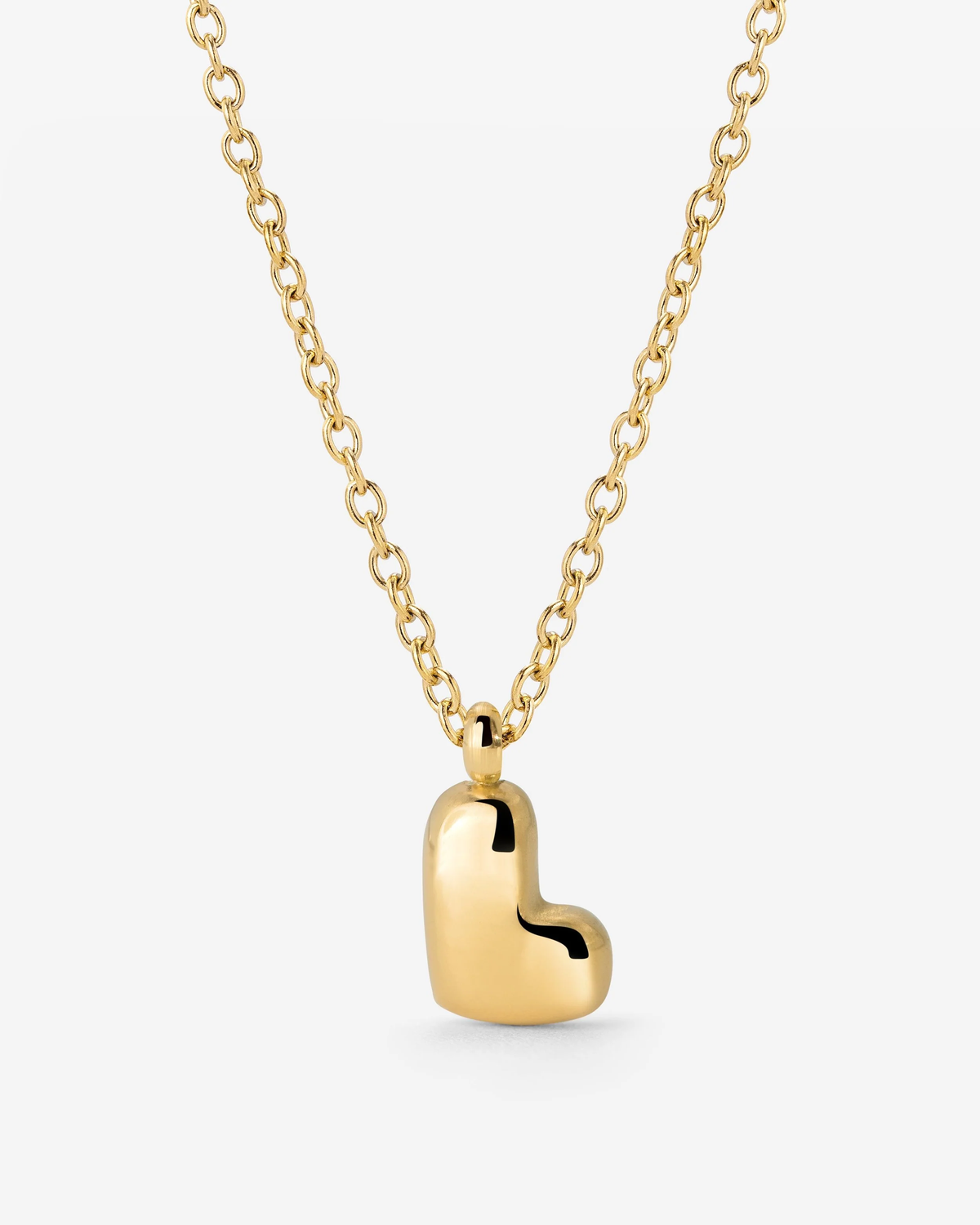 LUAMAYA Bubble Letter Necklace Gold ABC