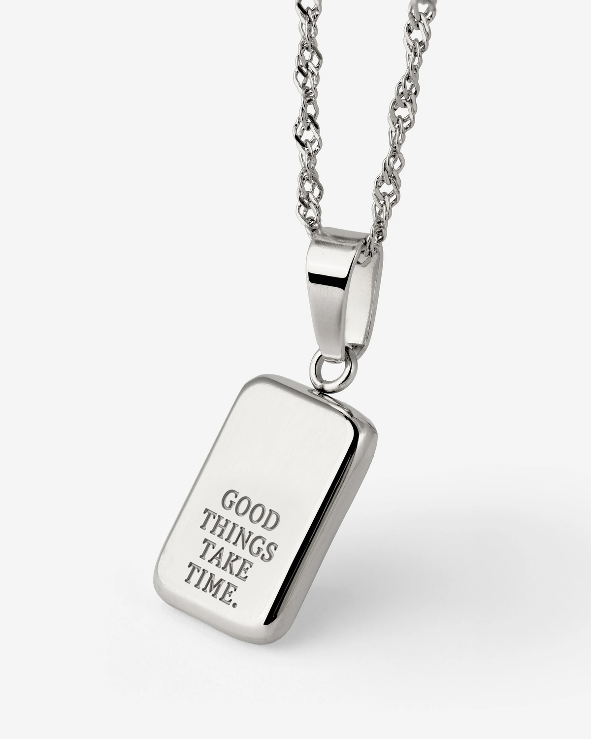 LUAMAYA Good things take time Necklace Silber