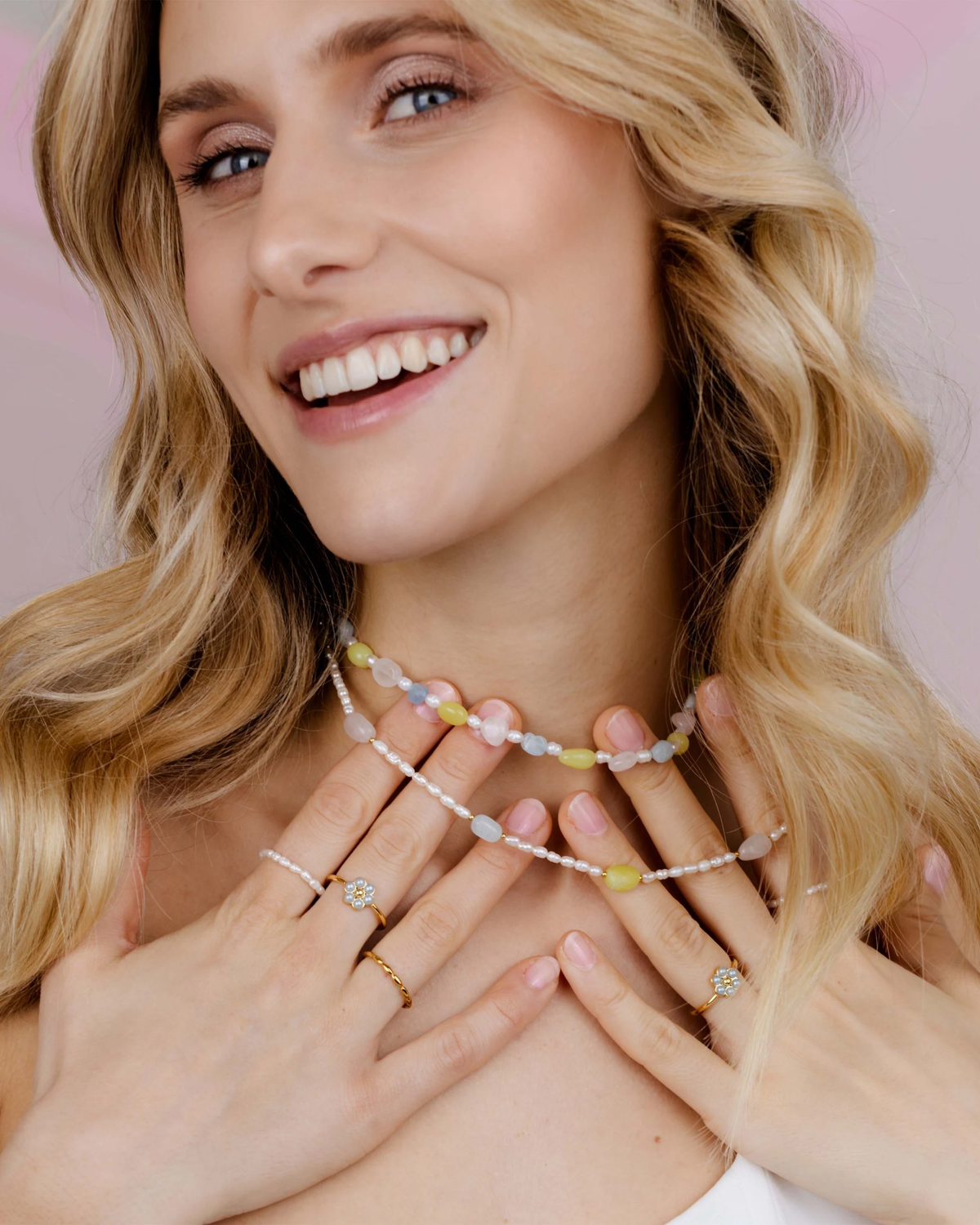 LUAMAYA Spring Pastels Necklace