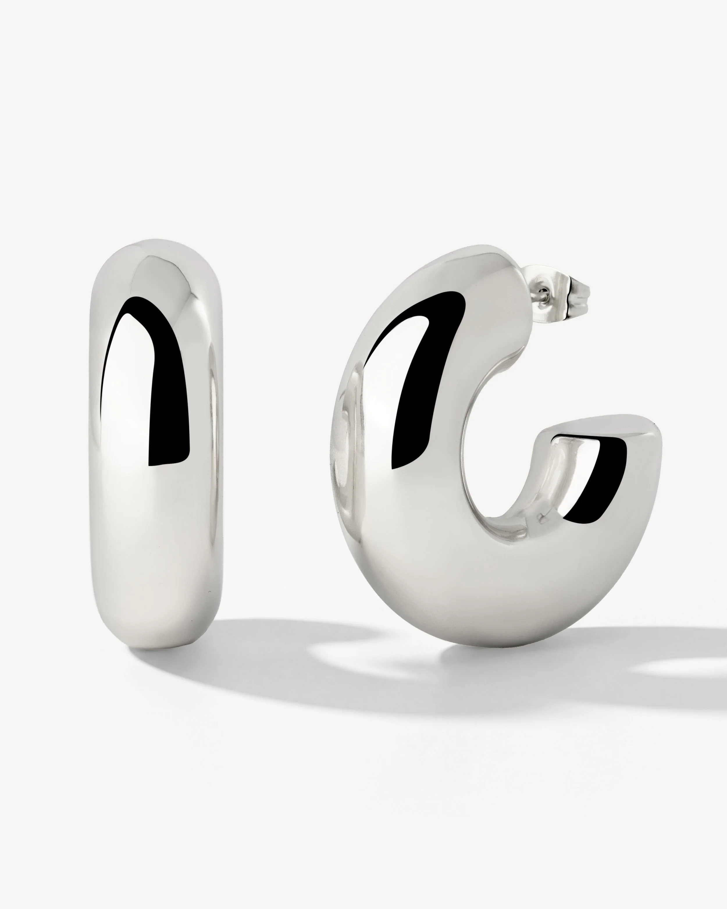 LUAMAYA Chunky Hoop Studs