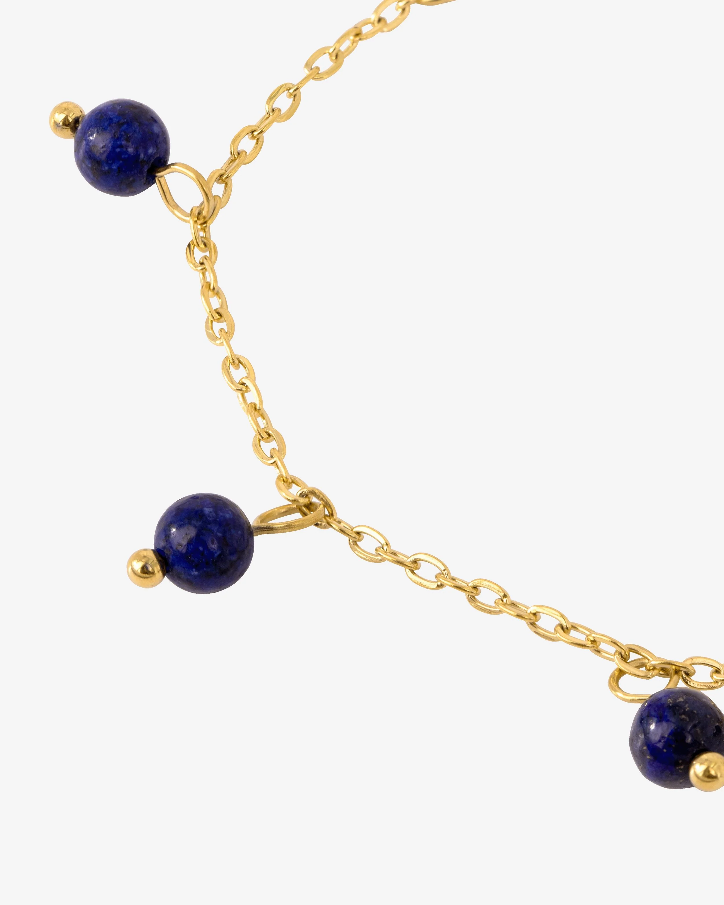 LUAMAYA Blue Bay Anklet Gold Fusskette