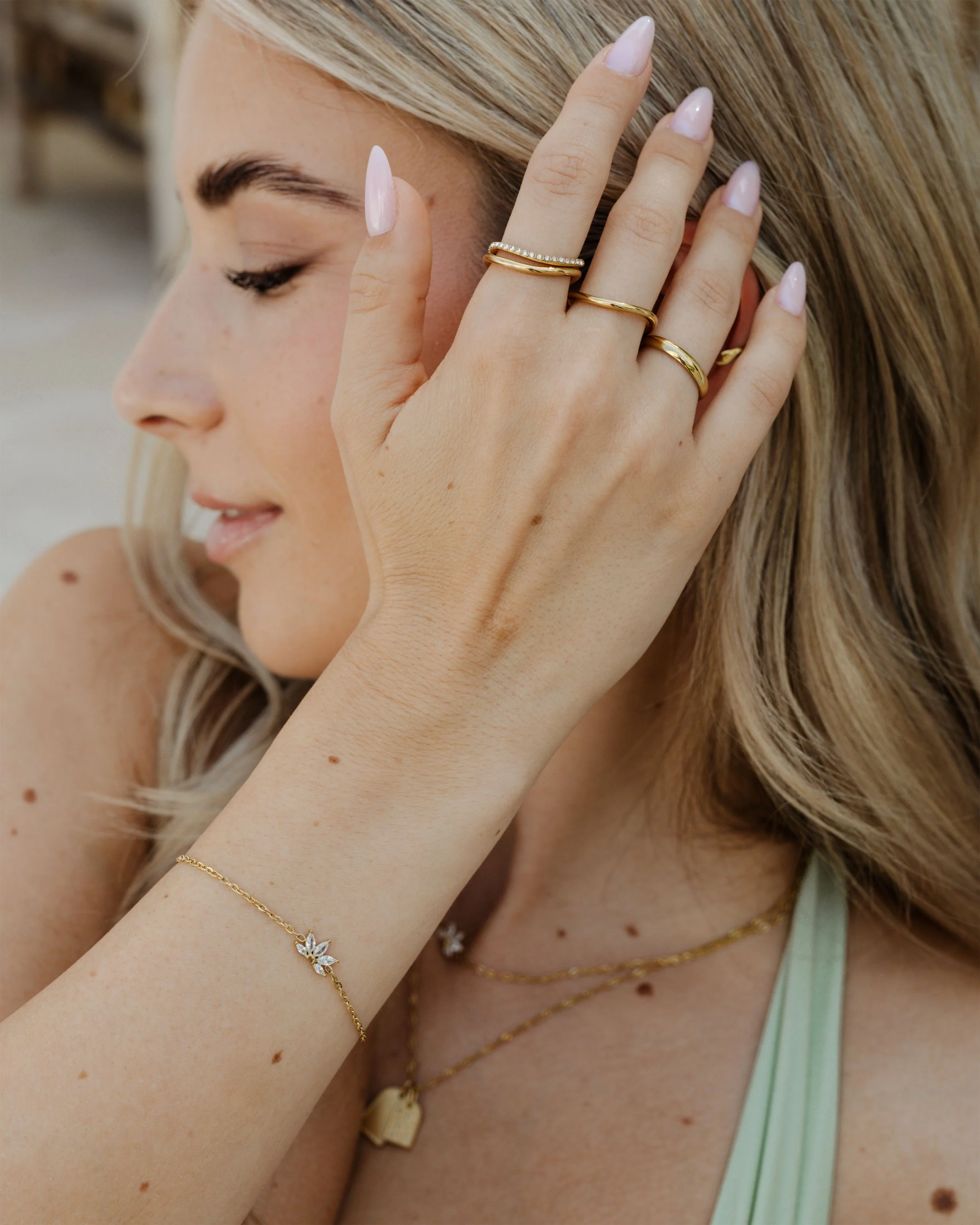 LUAMAYA Glowing Lotus Bracelet