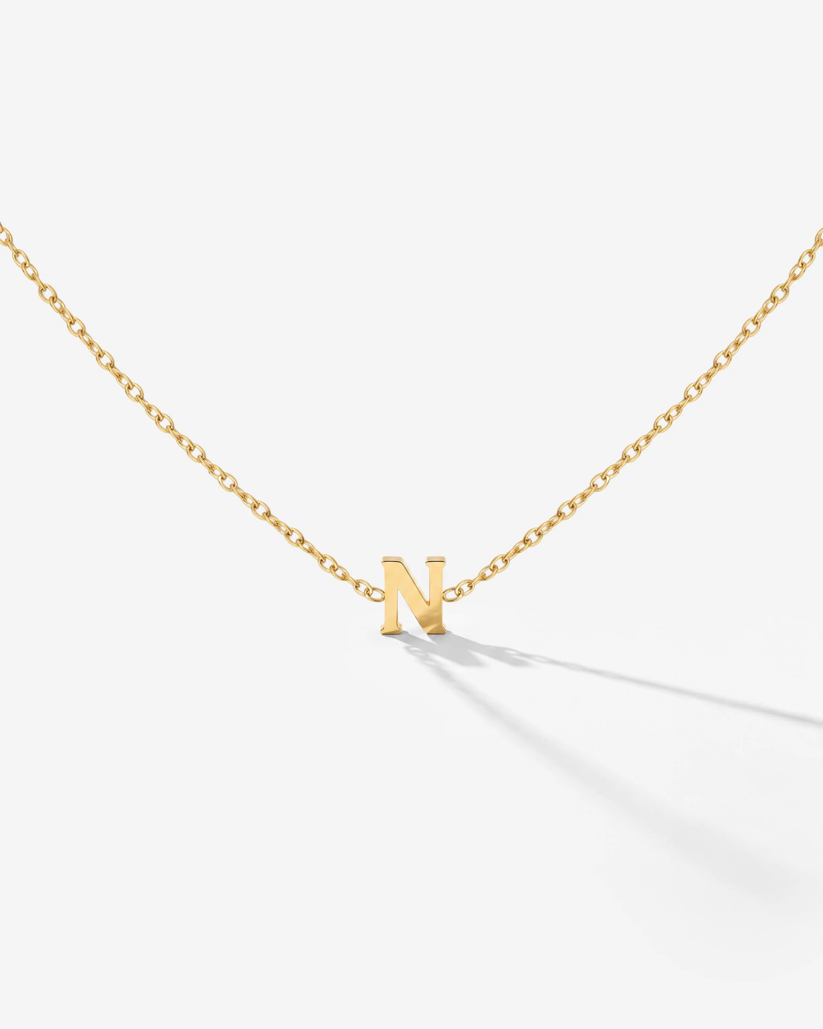 LUAMAYA Tiny Letter Necklace ABC