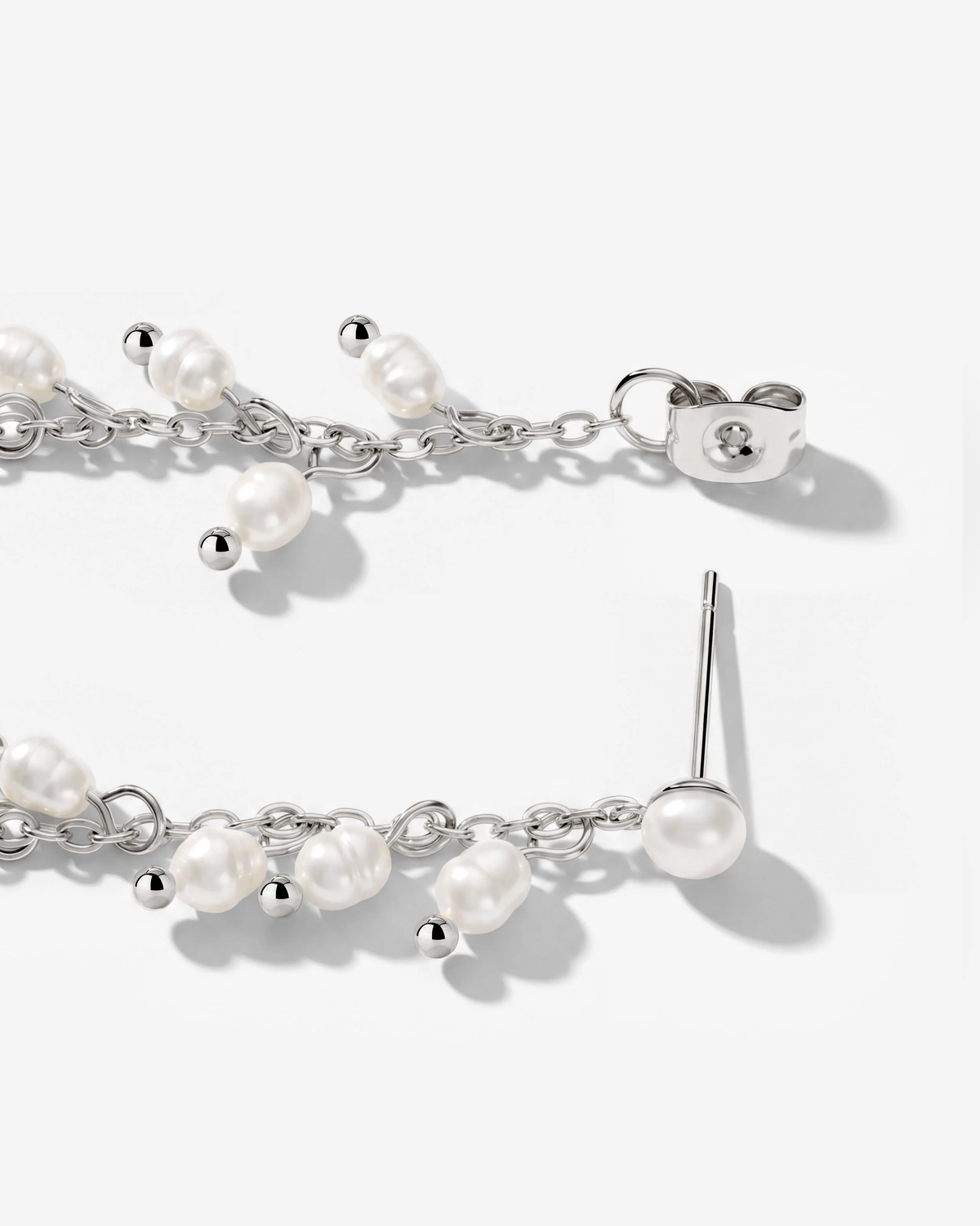 LUAMAYA Cascade Pearl Earrings
