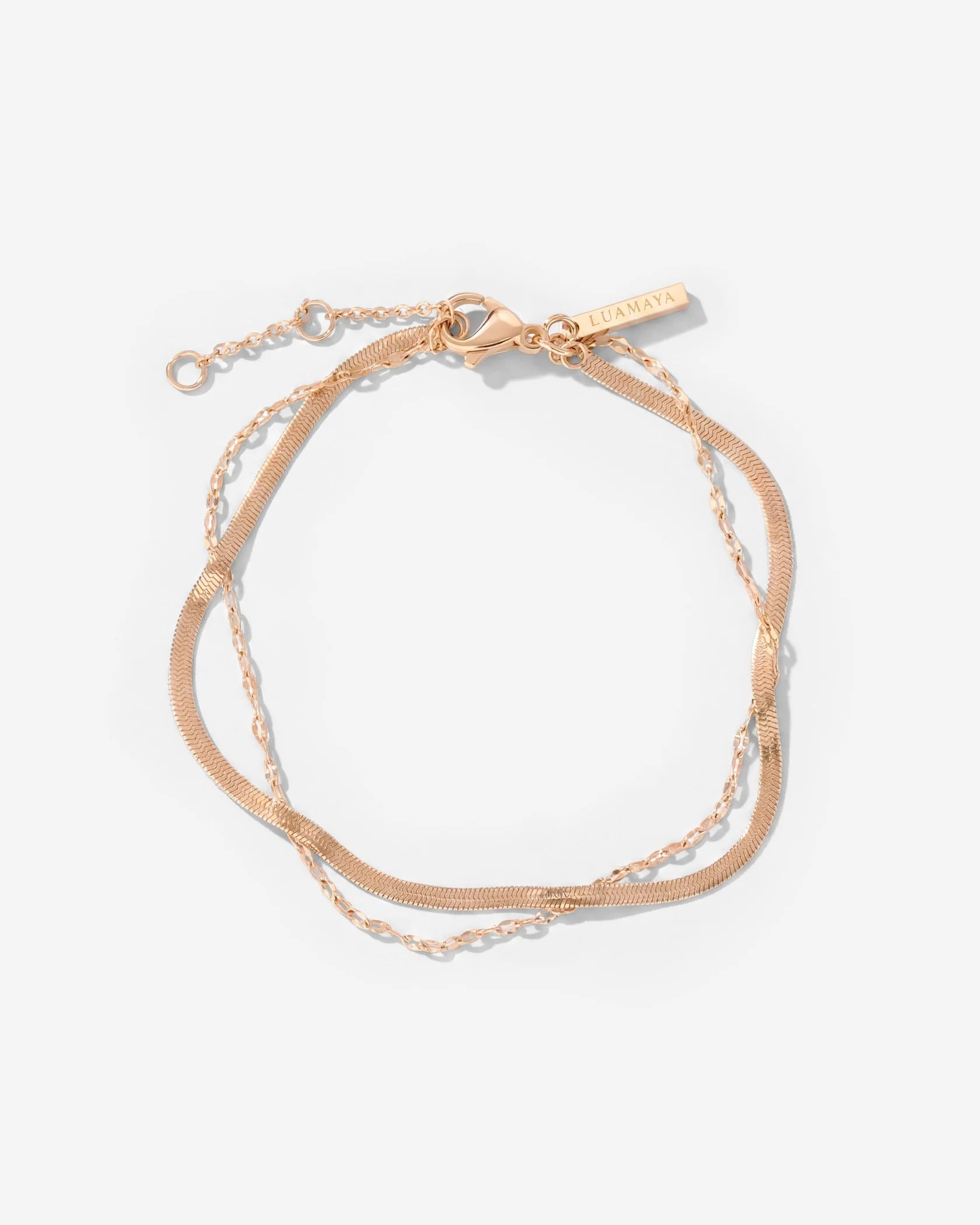 LUAMAYA Aligned Double Bracelet