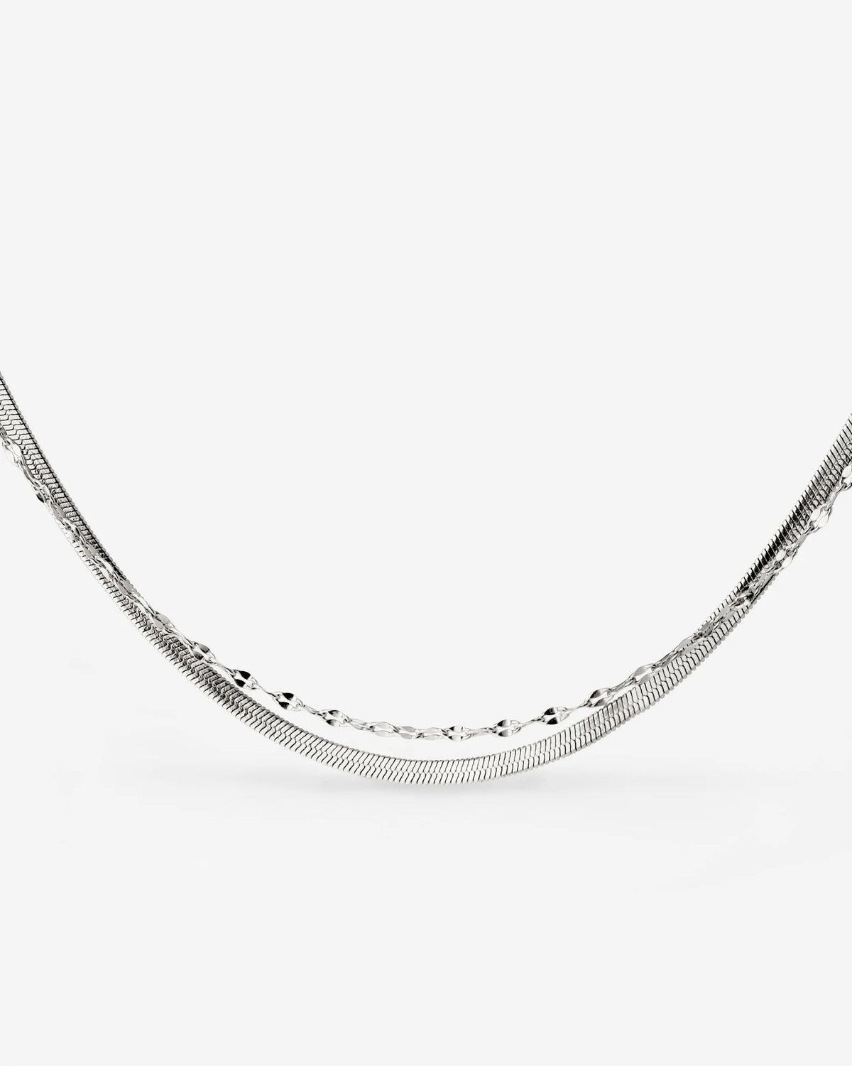 LUAMAYA Aligned Double Necklace