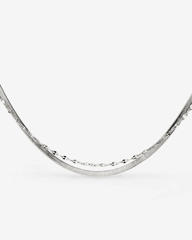 LUAMAYA Aligned Double Necklace
