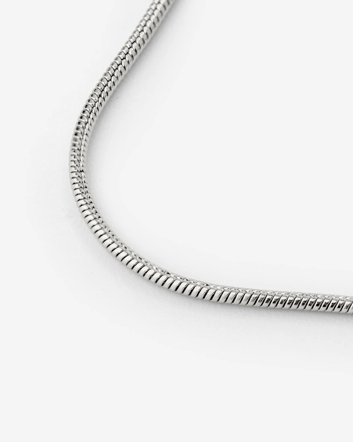 LUAMAYA Slim Round Snake Necklace