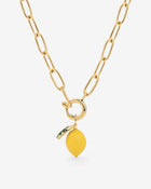 LUAMAYA Lemony Oval Links Necklace Set